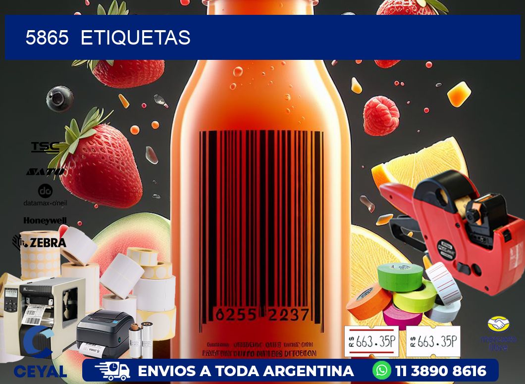 5865  ETIQUETAS