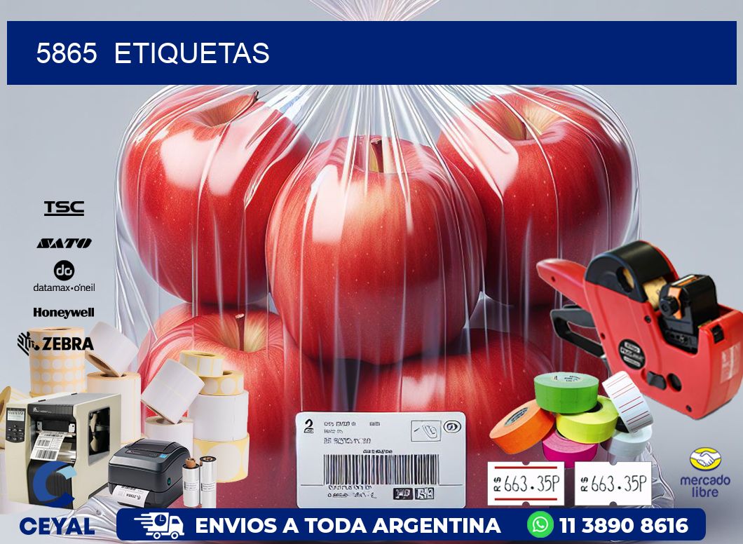 5865  ETIQUETAS