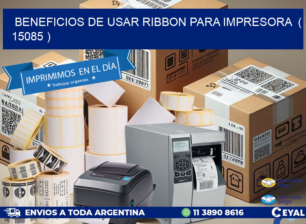 BENEFICIOS DE USAR RIBBON PARA IMPRESORA ( 15085 )
