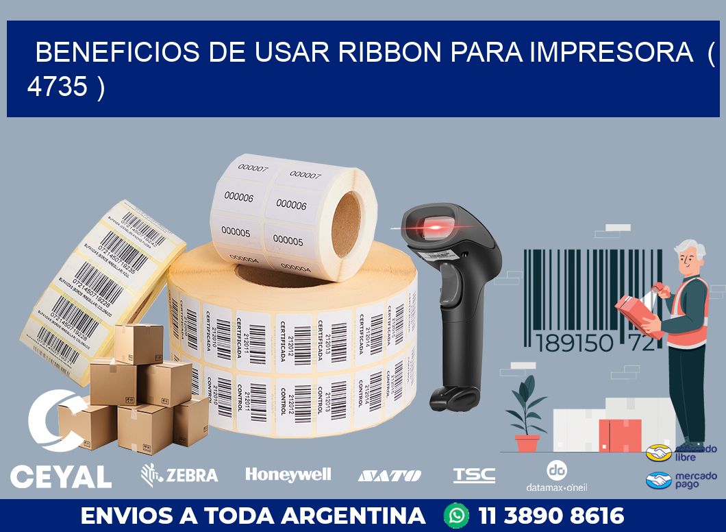 BENEFICIOS DE USAR RIBBON PARA IMPRESORA  ( 4735 )