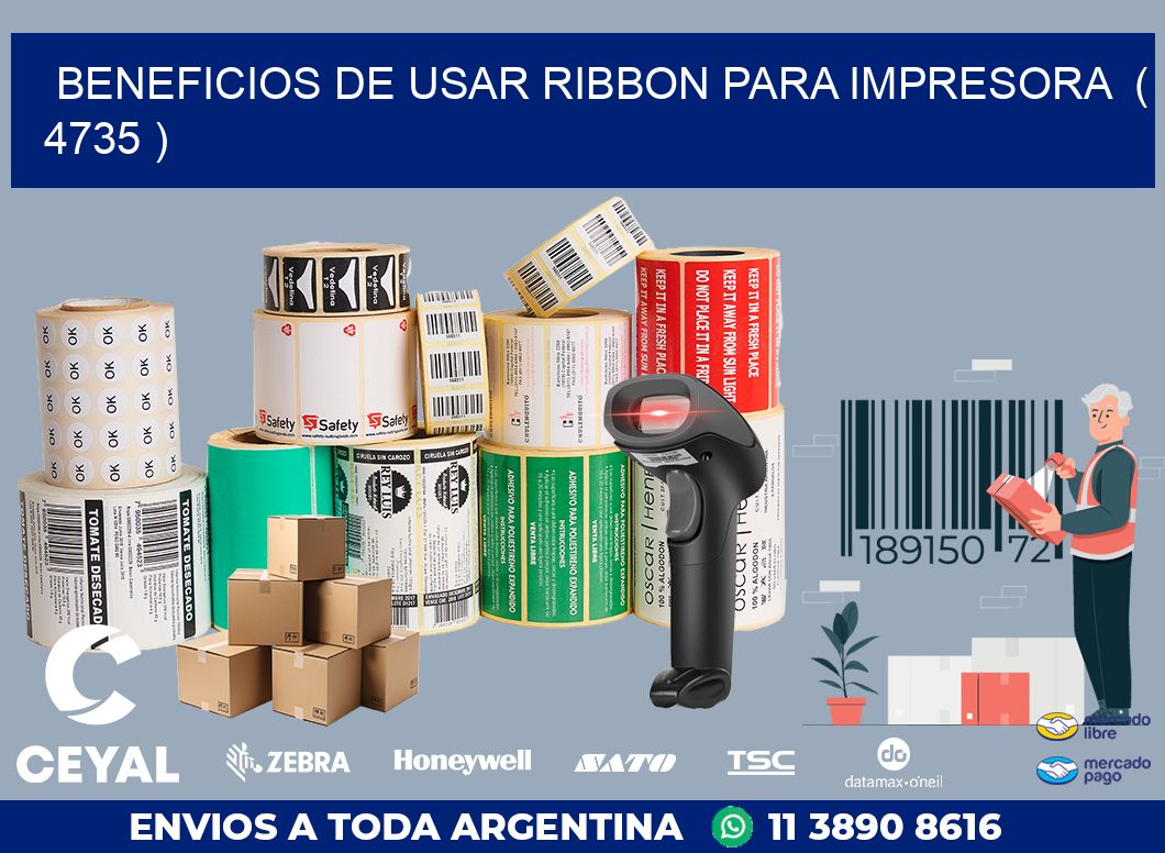 BENEFICIOS DE USAR RIBBON PARA IMPRESORA ( 4735 )