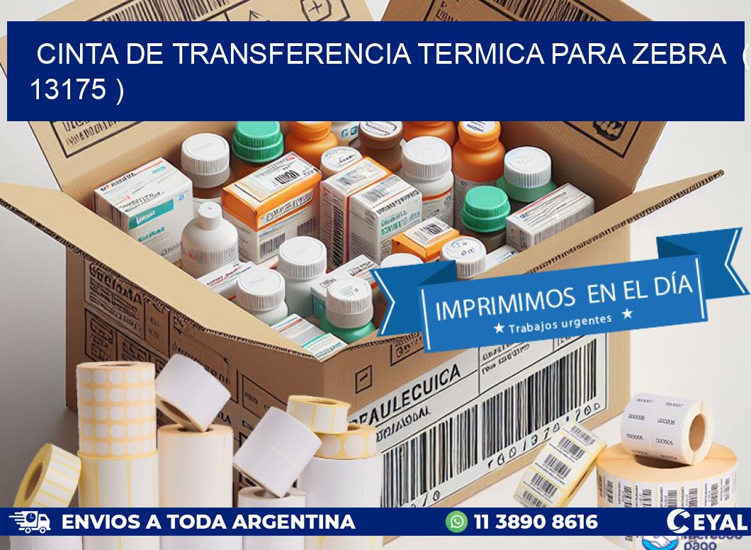 CINTA DE TRANSFERENCIA TERMICA PARA ZEBRA ( 13175 )