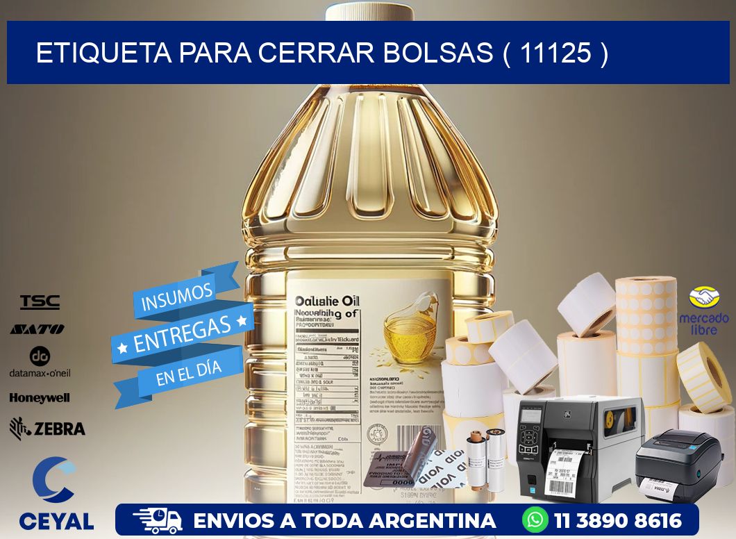 ETIQUETA PARA CERRAR BOLSAS ( 11125 )