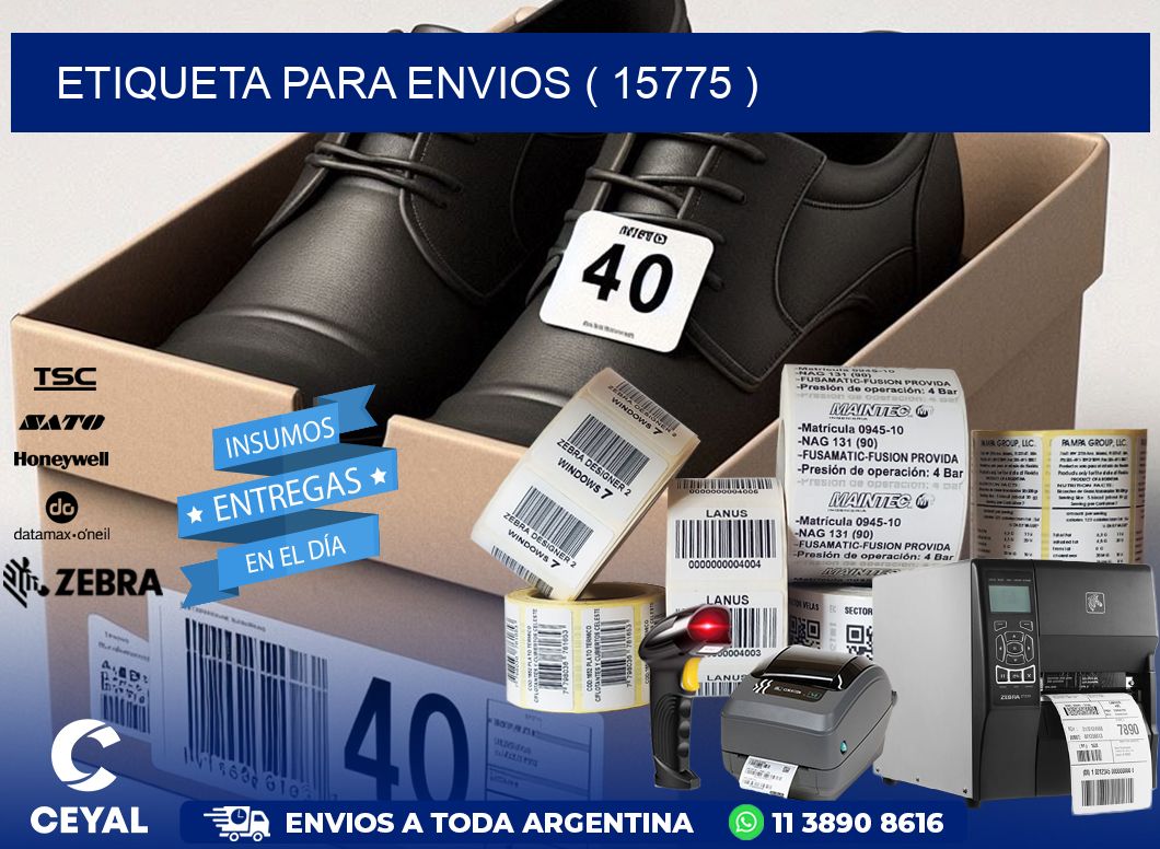 ETIQUETA PARA ENVIOS ( 15775 )