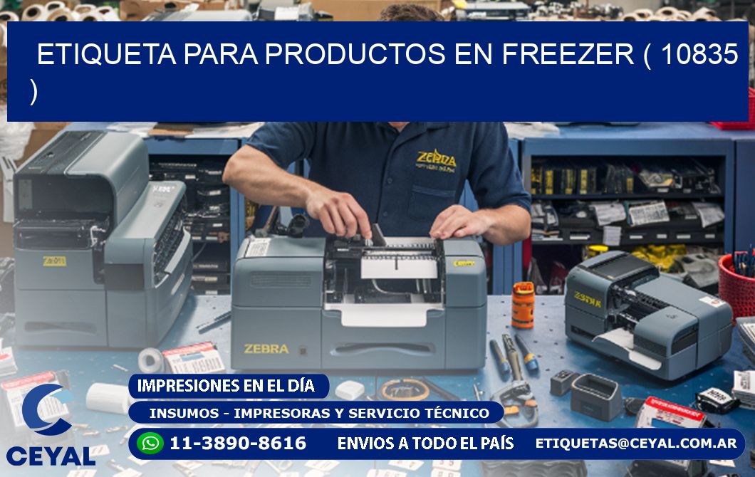 ETIQUETA PARA PRODUCTOS EN FREEZER ( 10835 )