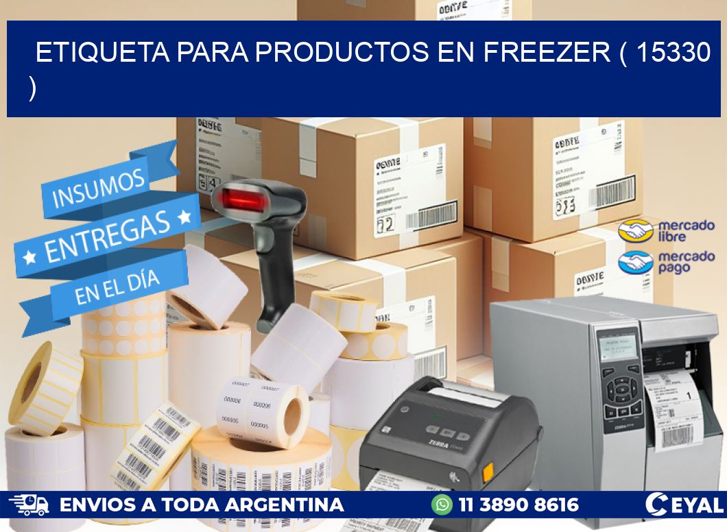ETIQUETA PARA PRODUCTOS EN FREEZER ( 15330 )