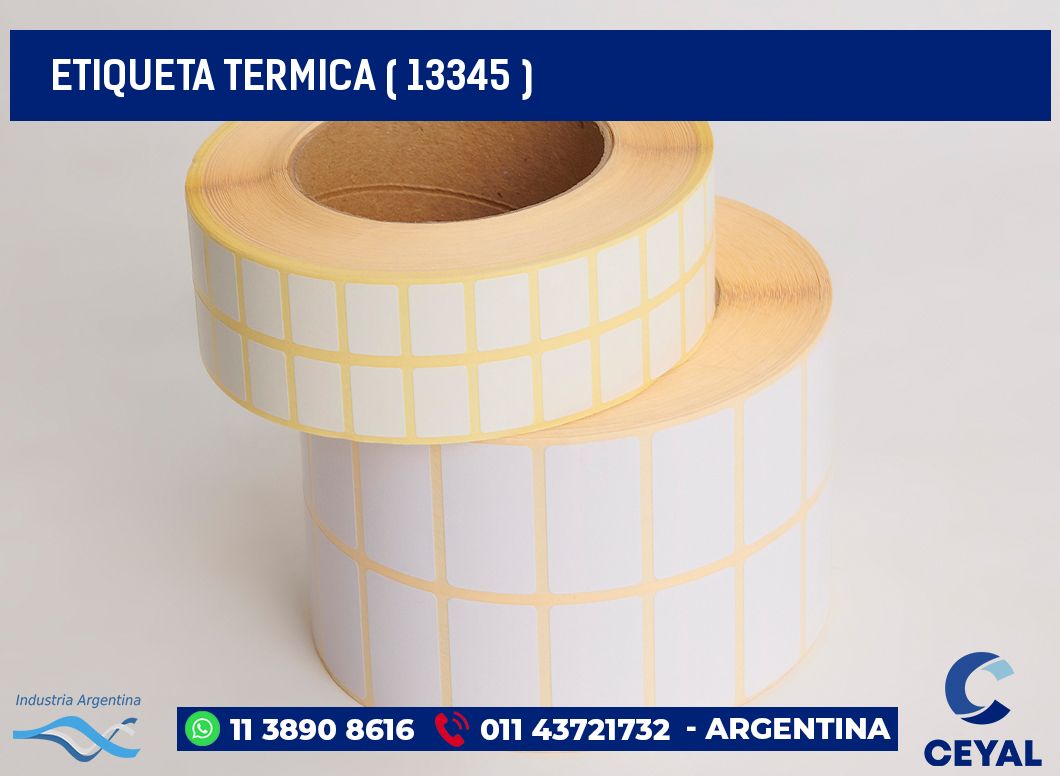 ETIQUETA TERMICA ( 13345 )