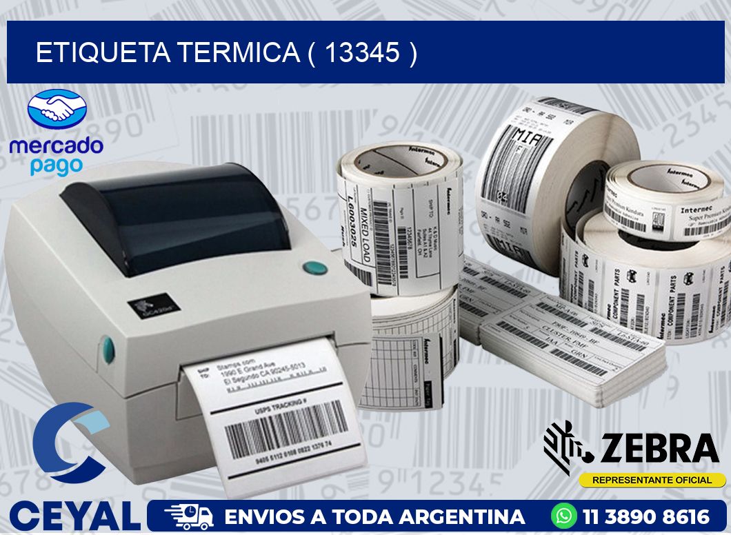 ETIQUETA TERMICA ( 13345 )