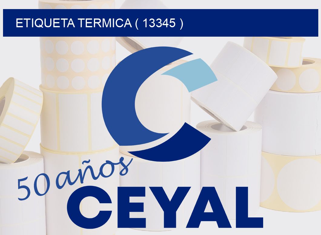 ETIQUETA TERMICA ( 13345 )