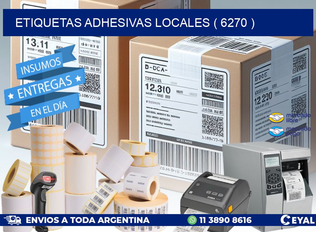 ETIQUETAS ADHESIVAS LOCALES ( 6270 )