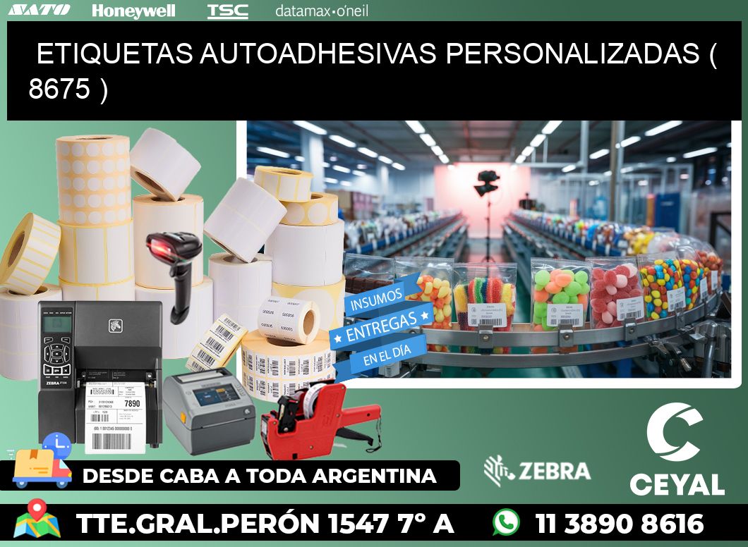 ETIQUETAS AUTOADHESIVAS PERSONALIZADAS ( 8675 )