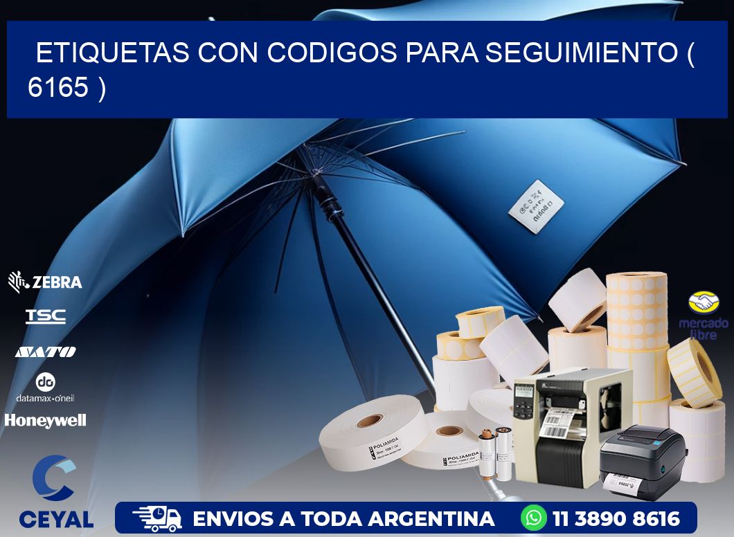 ETIQUETAS CON CODIGOS PARA SEGUIMIENTO ( 6165 )