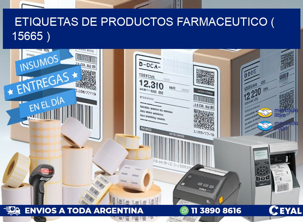 ETIQUETAS DE PRODUCTOS FARMACEUTICO ( 15665 )