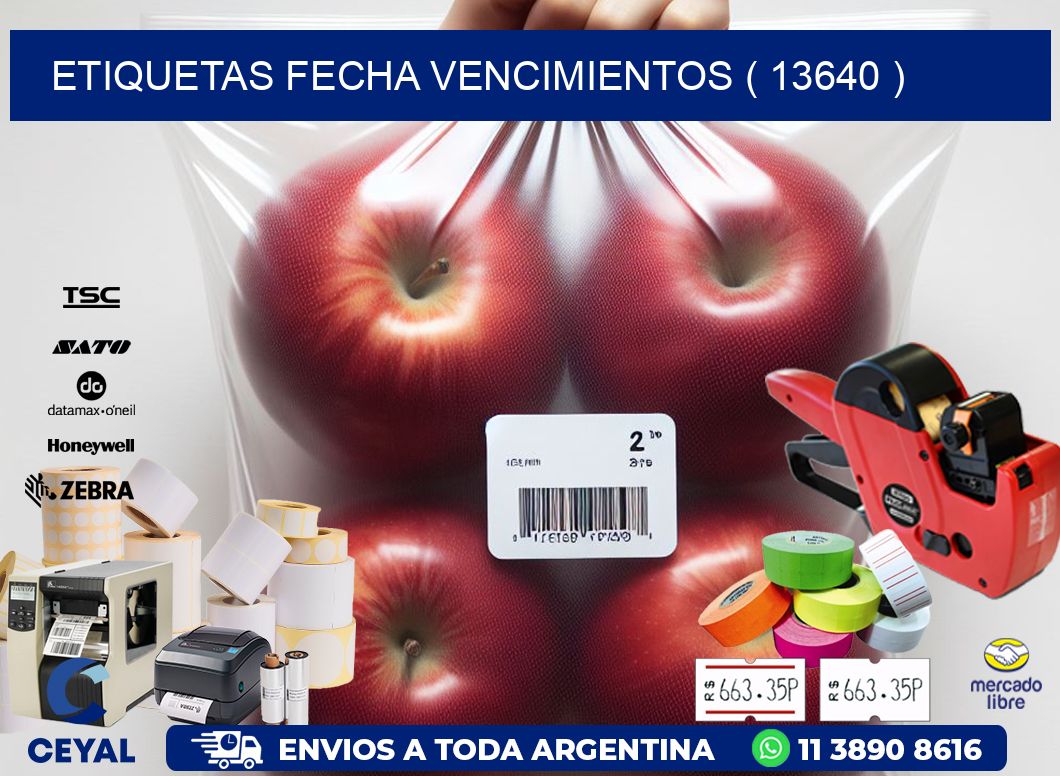 ETIQUETAS FECHA VENCIMIENTOS ( 13640 )