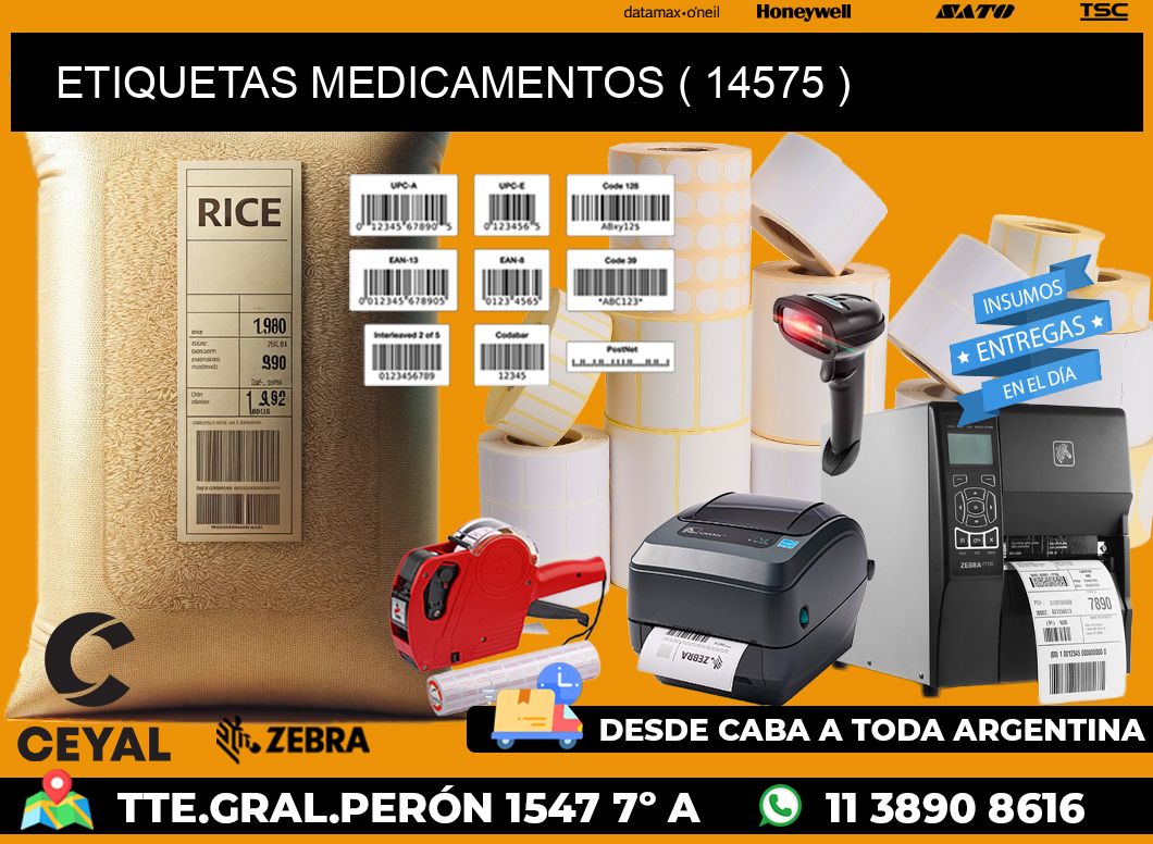 ETIQUETAS MEDICAMENTOS ( 14575 )