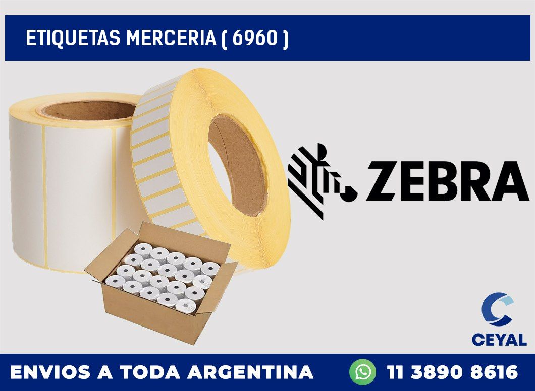 ETIQUETAS MERCERIA ( 6960 )