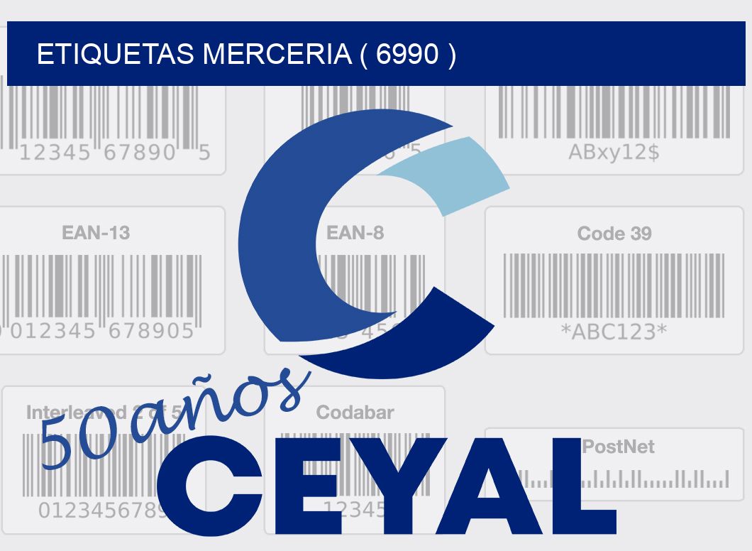 ETIQUETAS MERCERIA ( 6990 )