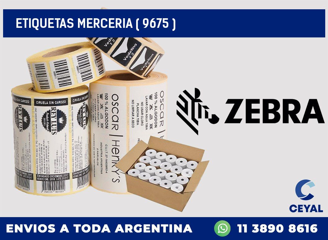 ETIQUETAS MERCERIA ( 9675 )
