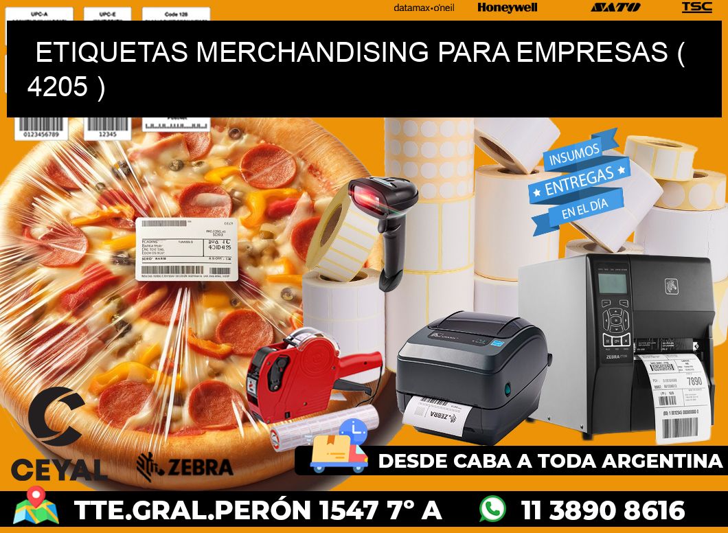 ETIQUETAS MERCHANDISING PARA EMPRESAS ( 4205 )