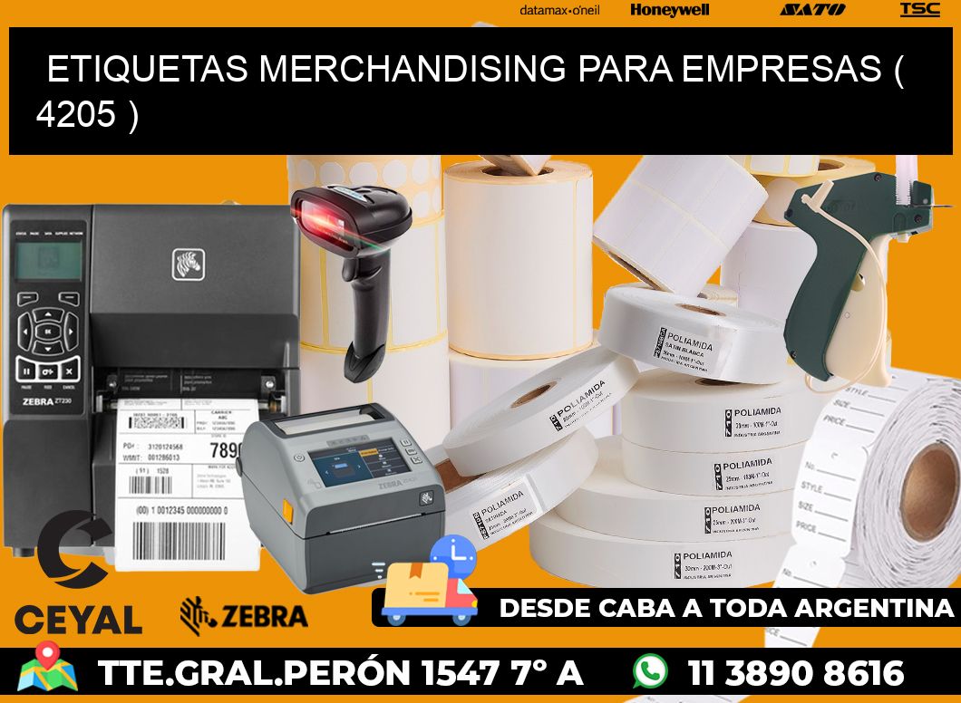 ETIQUETAS MERCHANDISING PARA EMPRESAS ( 4205 )