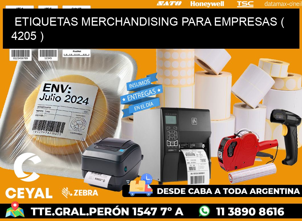 ETIQUETAS MERCHANDISING PARA EMPRESAS ( 4205 )