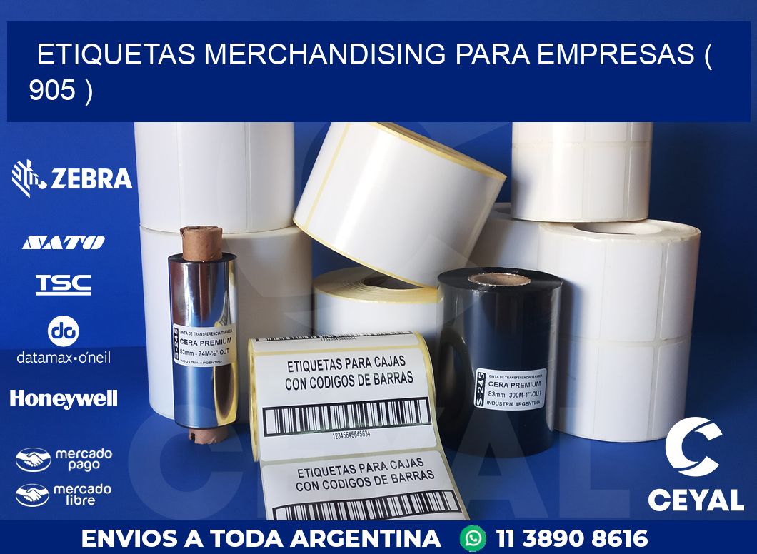 ETIQUETAS MERCHANDISING PARA EMPRESAS ( 905 )