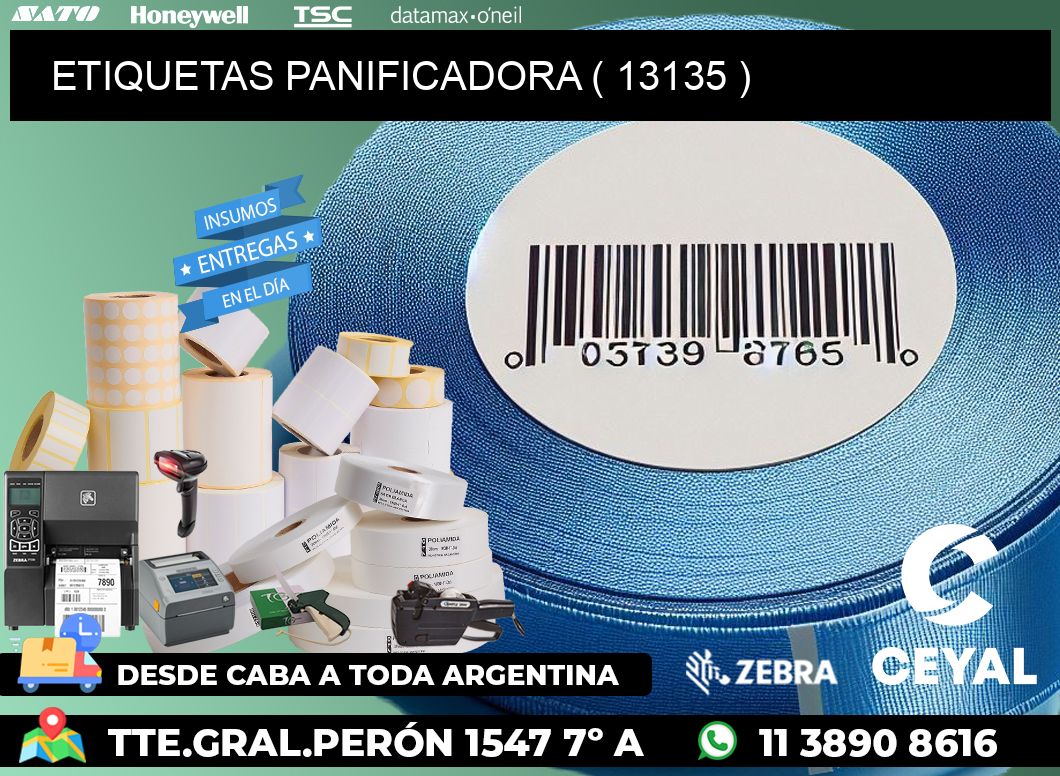 ETIQUETAS PANIFICADORA ( 13135 )