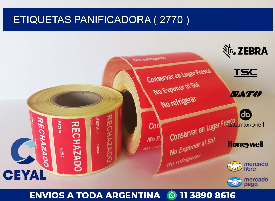 ETIQUETAS PANIFICADORA ( 2770 )