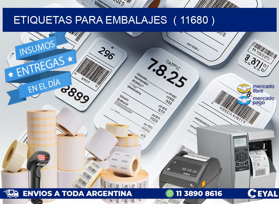 ETIQUETAS PARA EMBALAJES  ( 11680 )