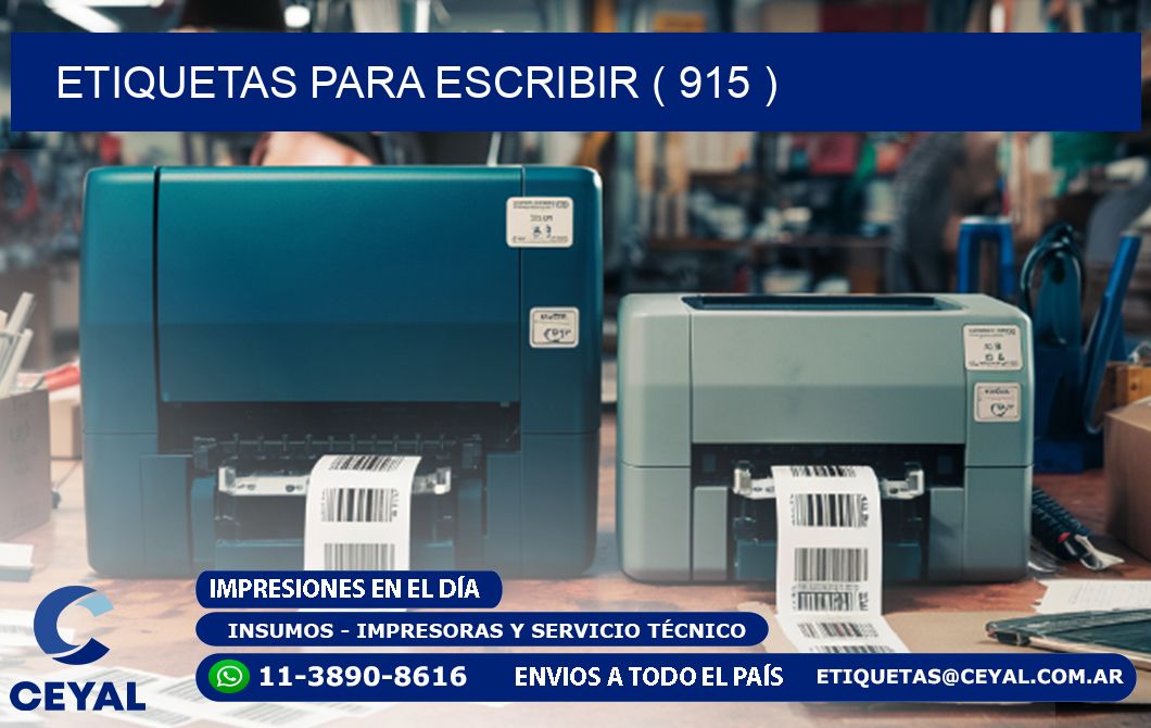 ETIQUETAS PARA ESCRIBIR ( 915 )