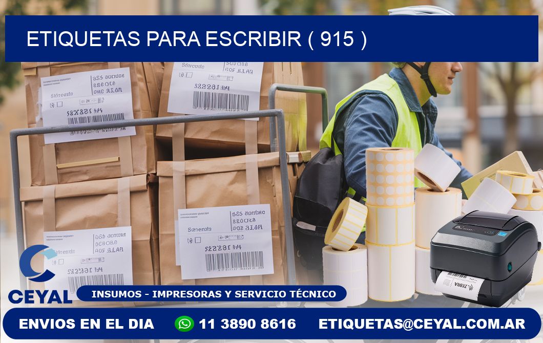 ETIQUETAS PARA ESCRIBIR ( 915 )