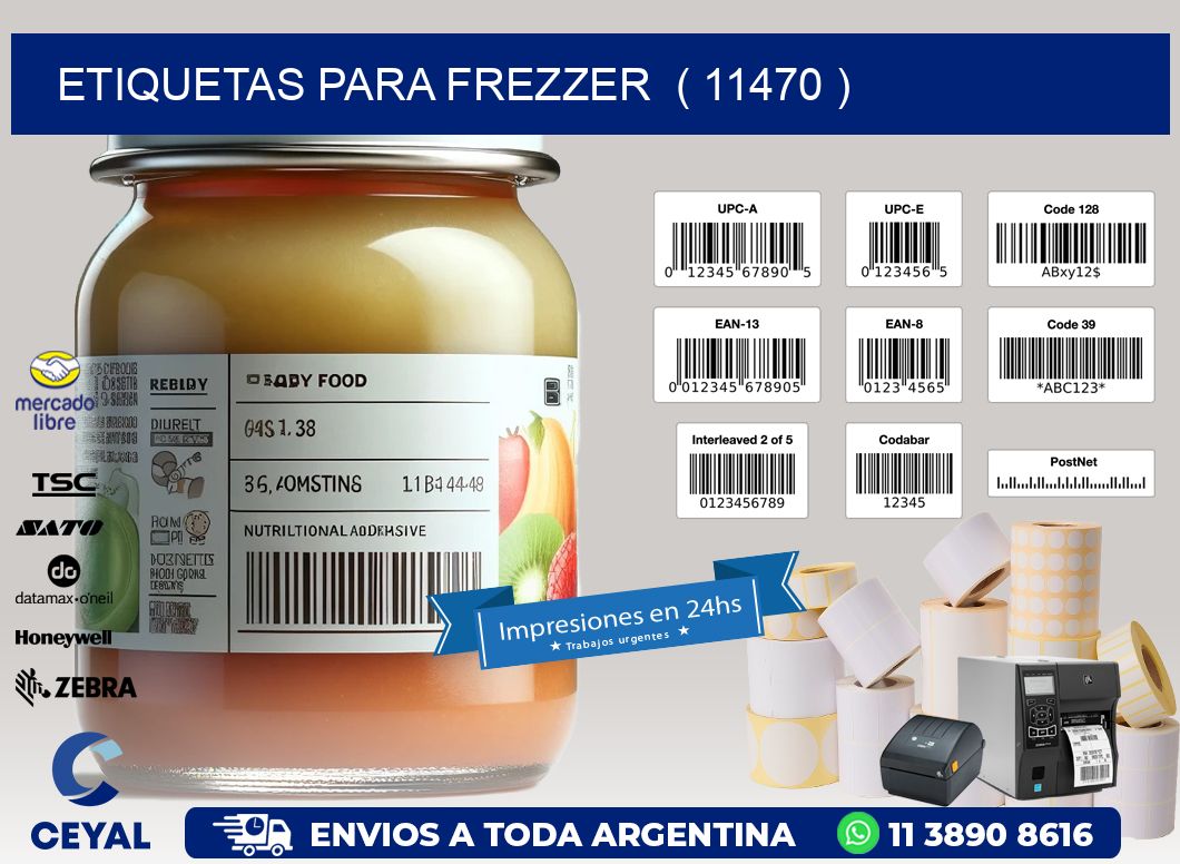 ETIQUETAS PARA FREZZER  ( 11470 )