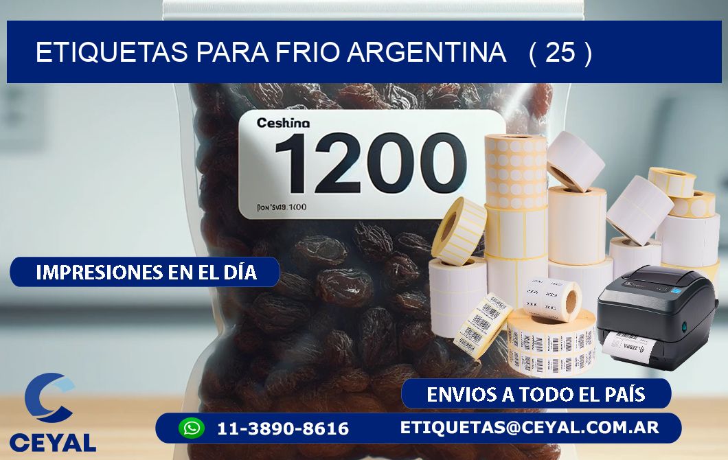 ETIQUETAS PARA FRIO ARGENTINA ( 25 )