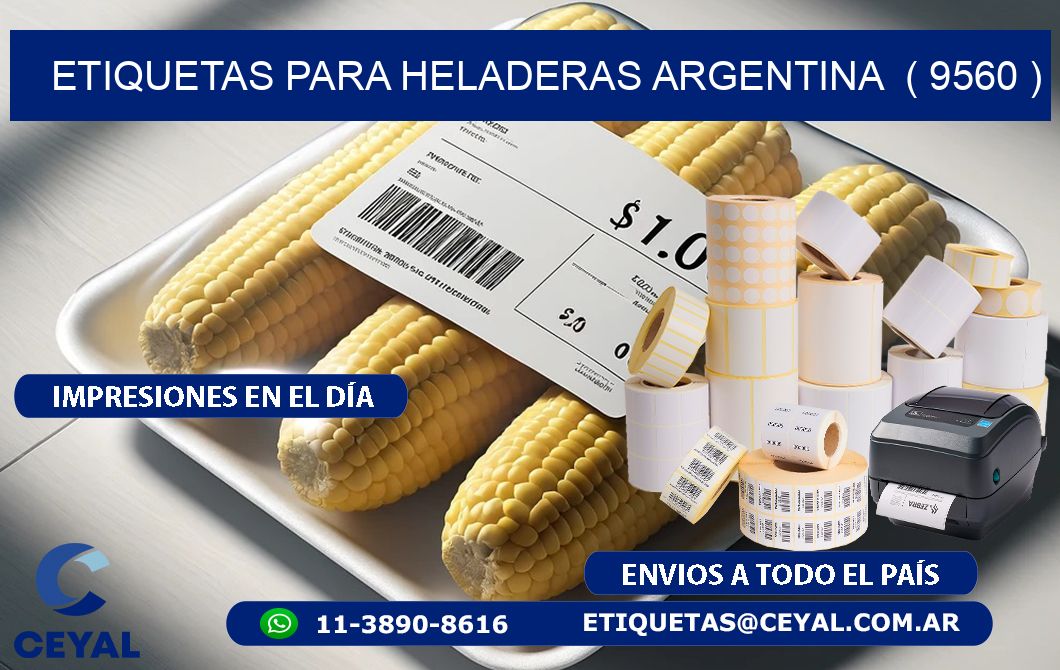 ETIQUETAS PARA HELADERAS ARGENTINA  ( 9560 )