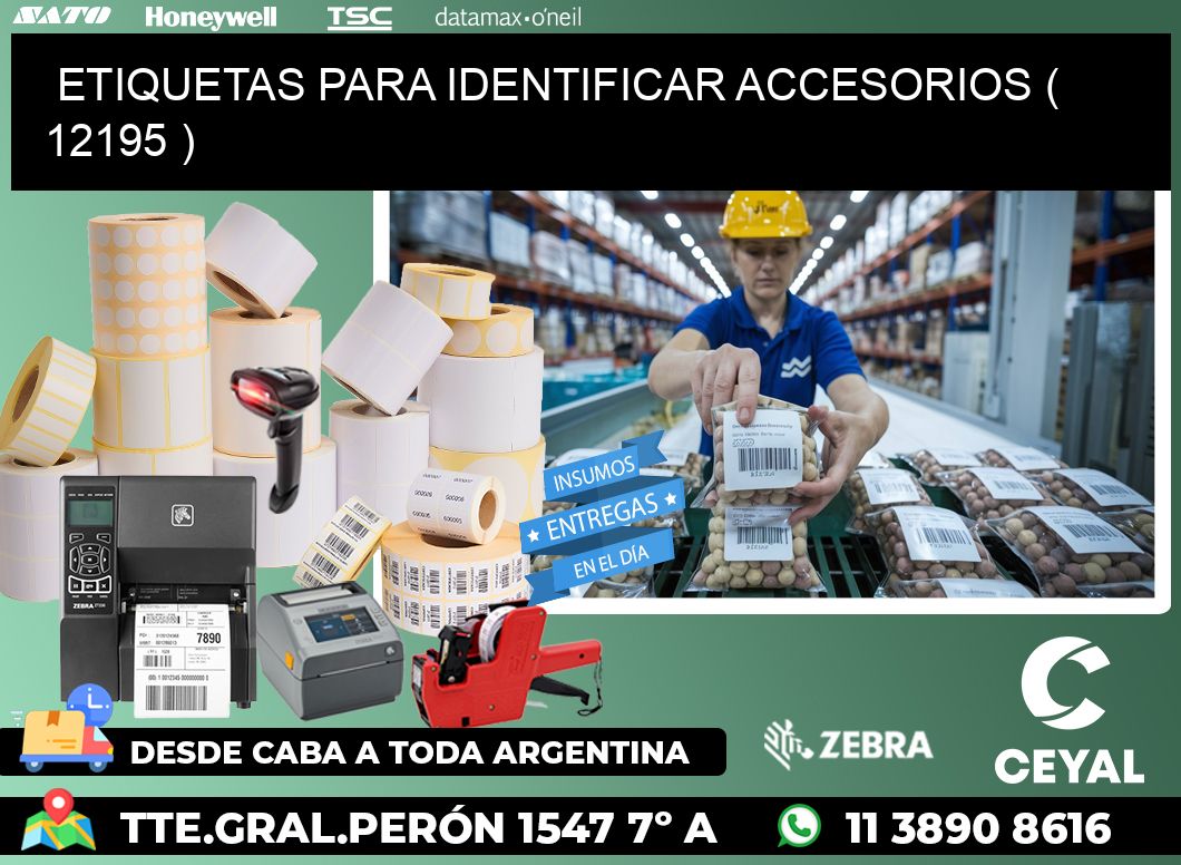 ETIQUETAS PARA IDENTIFICAR ACCESORIOS ( 12195 )