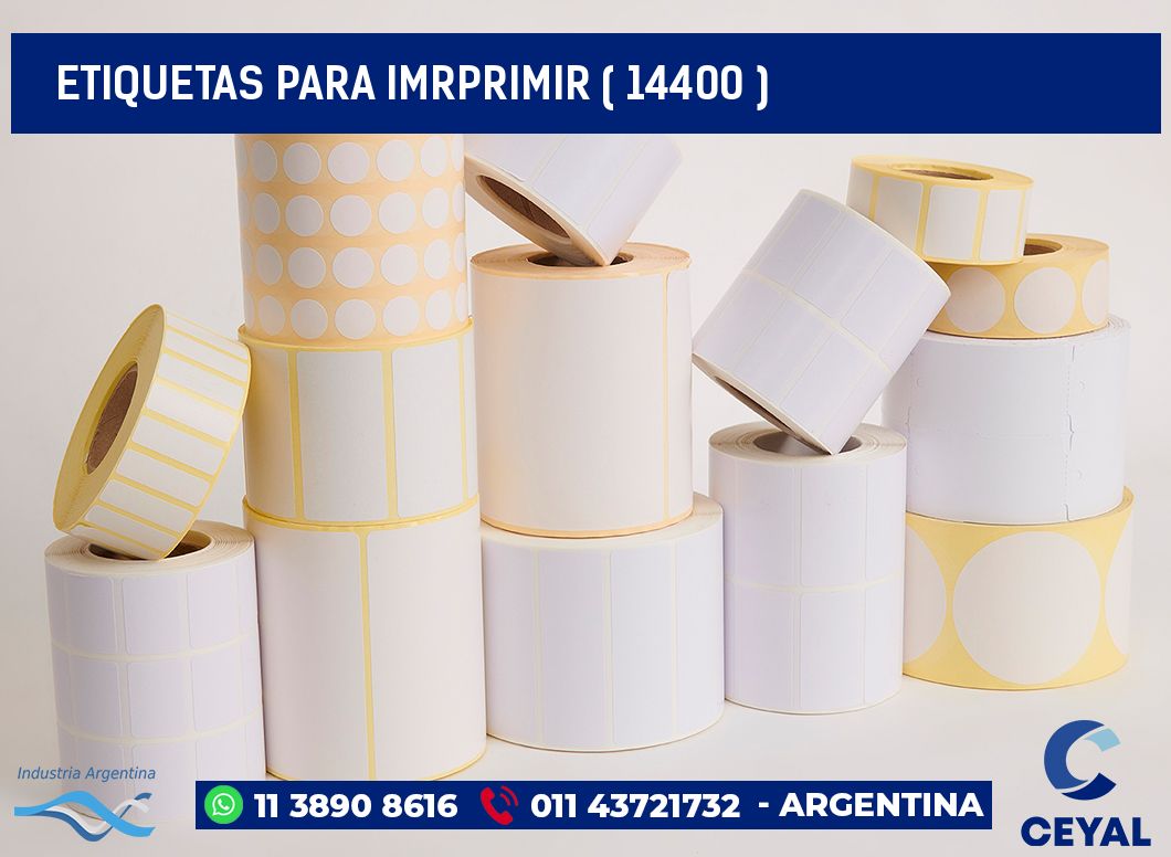 ETIQUETAS PARA IMRPRIMIR ( 14400 )