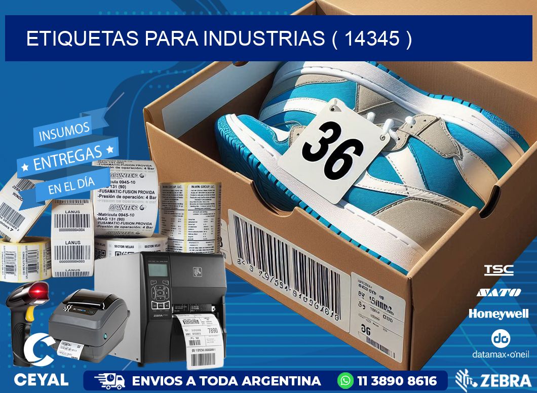 ETIQUETAS PARA INDUSTRIAS ( 14345 )