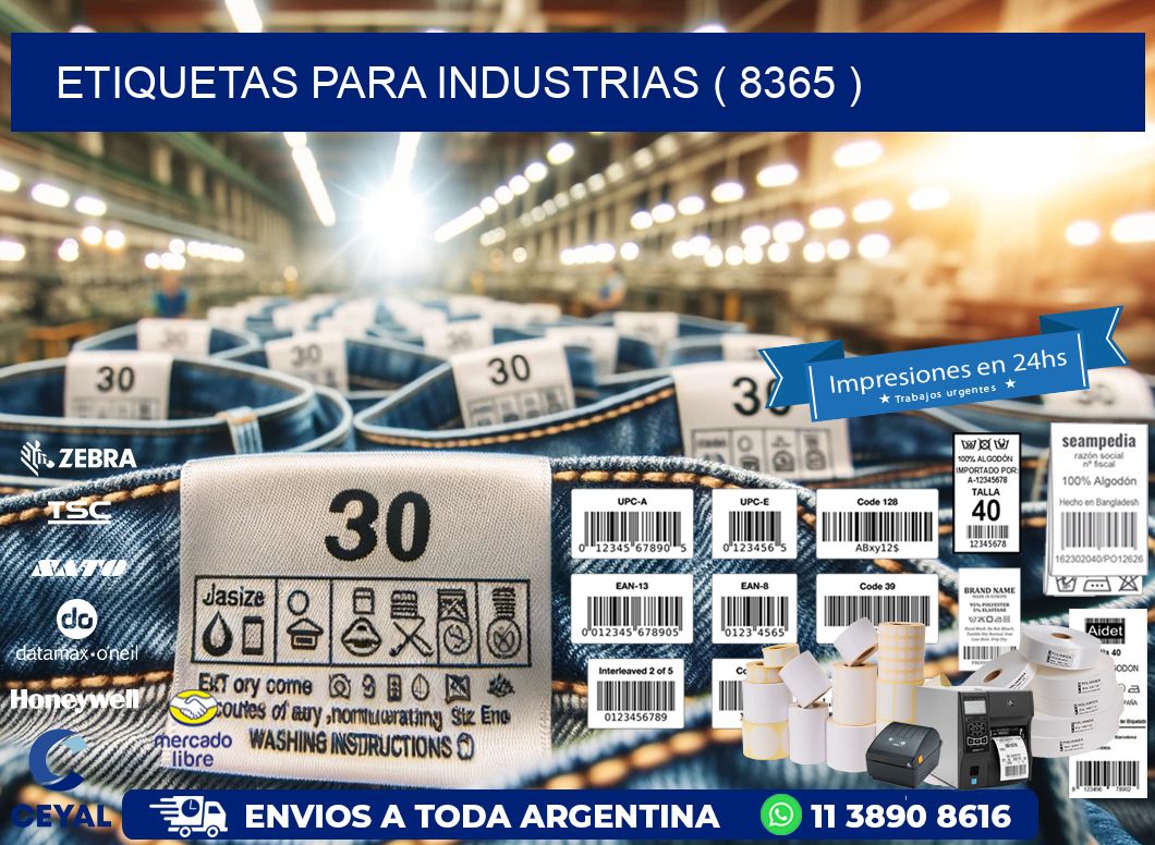 ETIQUETAS PARA INDUSTRIAS ( 8365 )