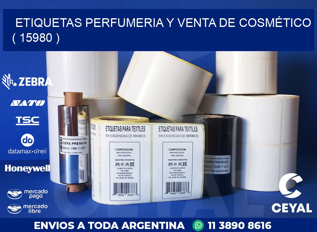 ETIQUETAS PERFUMERIA Y VENTA DE COSMÉTICO ( 15980 )