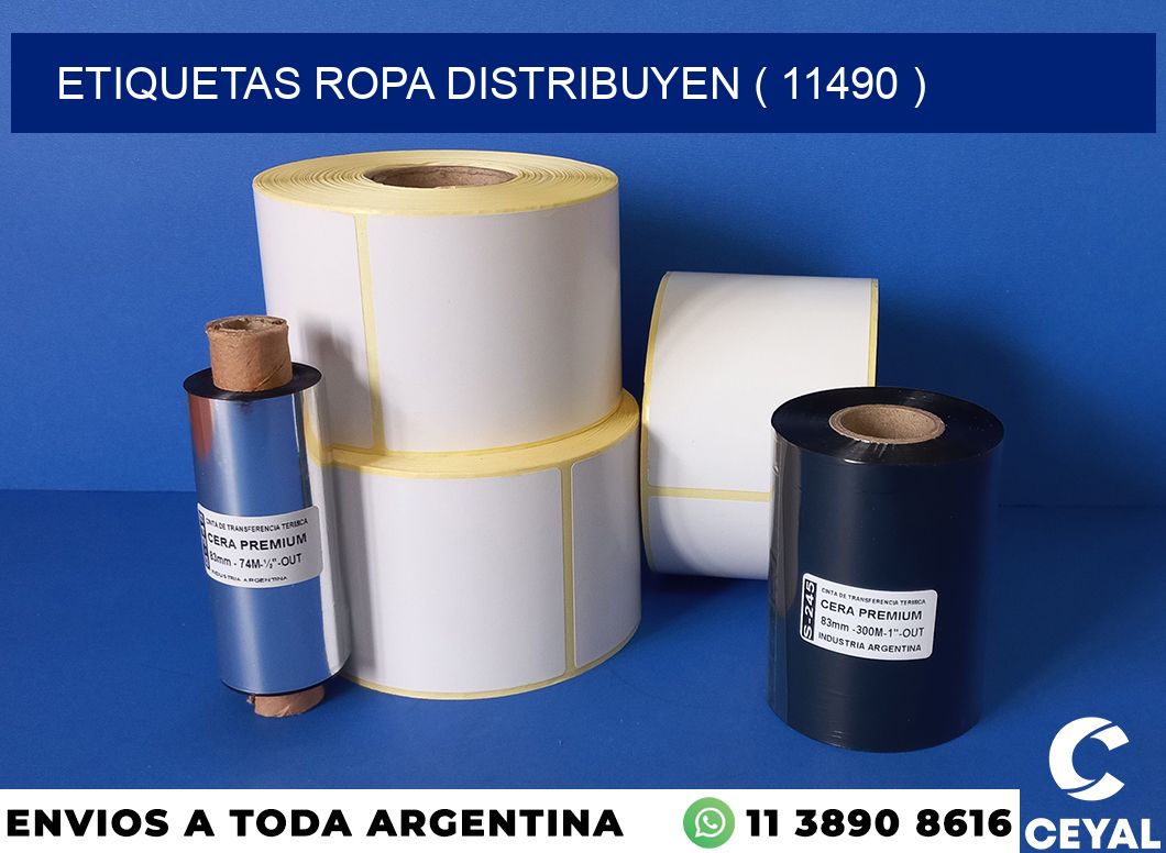 ETIQUETAS ROPA DISTRIBUYEN ( 11490 )