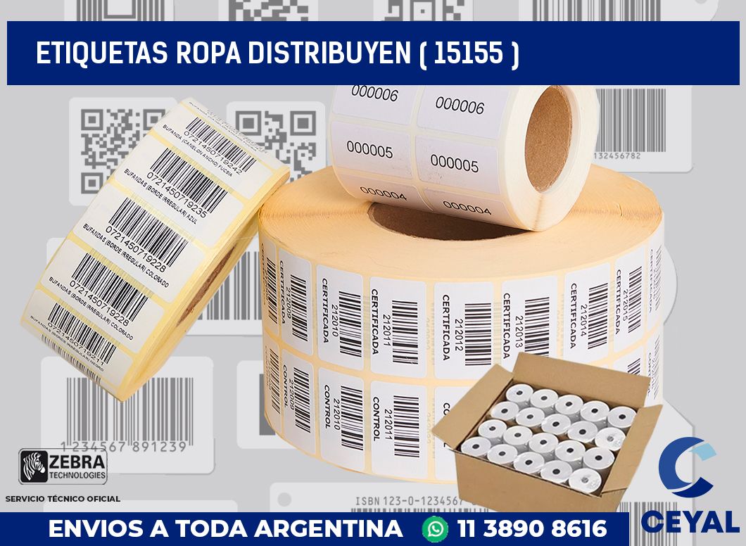 ETIQUETAS ROPA DISTRIBUYEN ( 15155 )