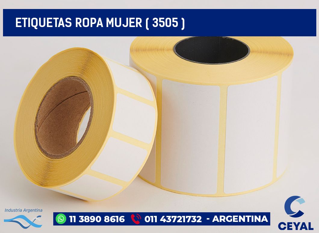 ETIQUETAS ROPA MUJER ( 3505 )