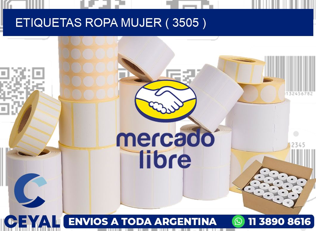 ETIQUETAS ROPA MUJER ( 3505 )