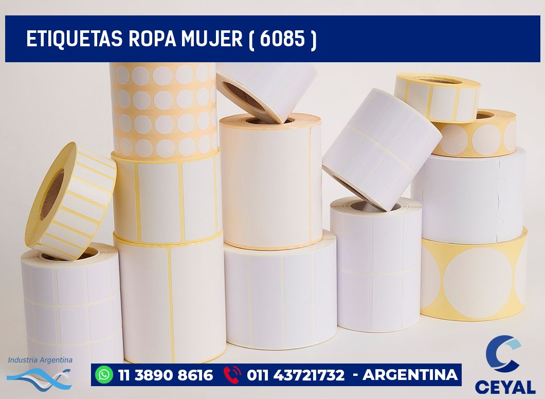 ETIQUETAS ROPA MUJER ( 6085 )