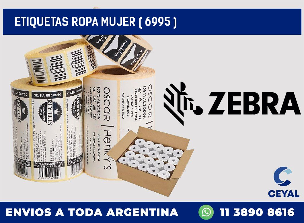 ETIQUETAS ROPA MUJER ( 6995 )