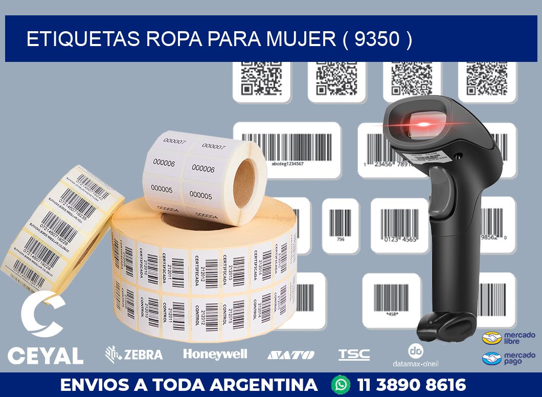 ETIQUETAS ROPA PARA MUJER ( 9350 )