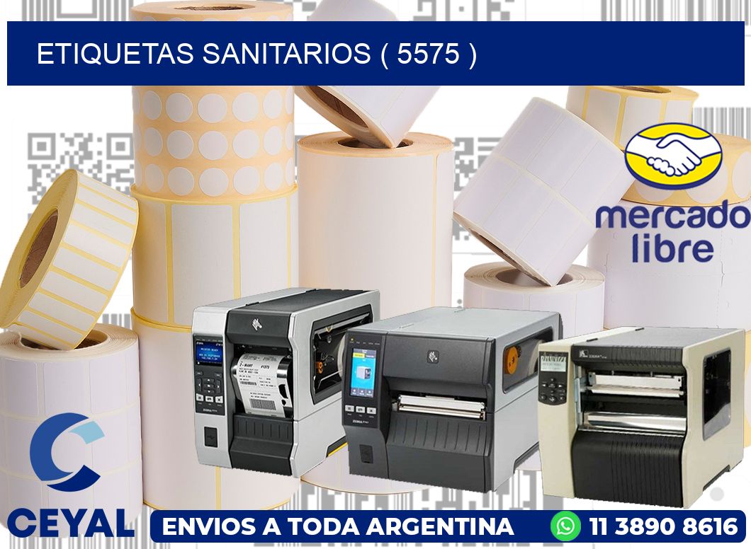 ETIQUETAS SANITARIOS ( 5575 )
