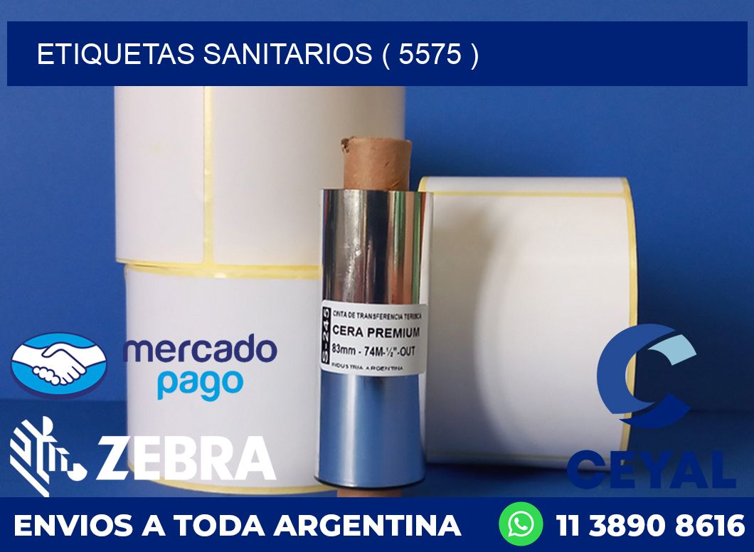 ETIQUETAS SANITARIOS ( 5575 )