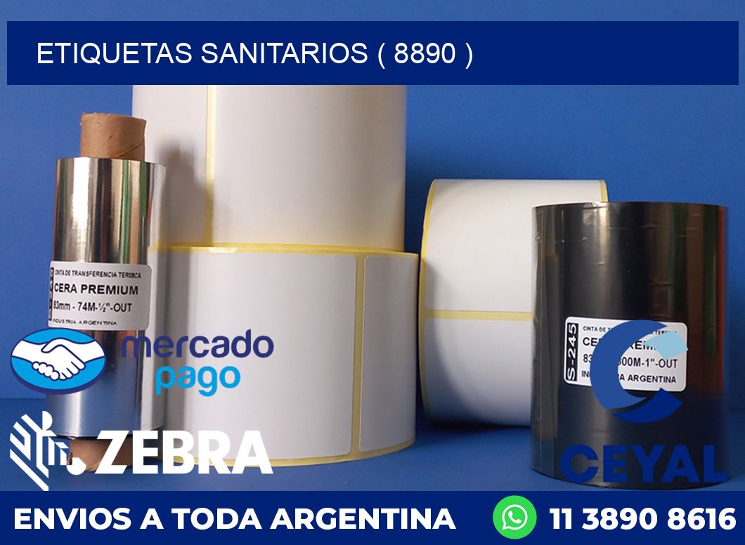 ETIQUETAS SANITARIOS ( 8890 )