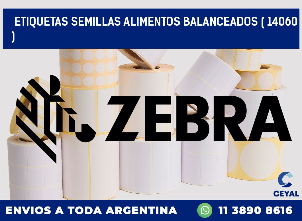 ETIQUETAS SEMILLAS ALIMENTOS BALANCEADOS ( 14060 )